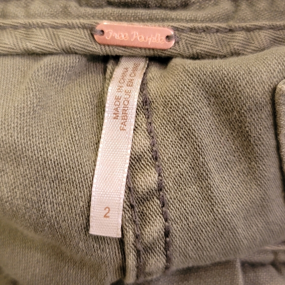 NWT Free People Army Green Shorts - Picture 7 of 7